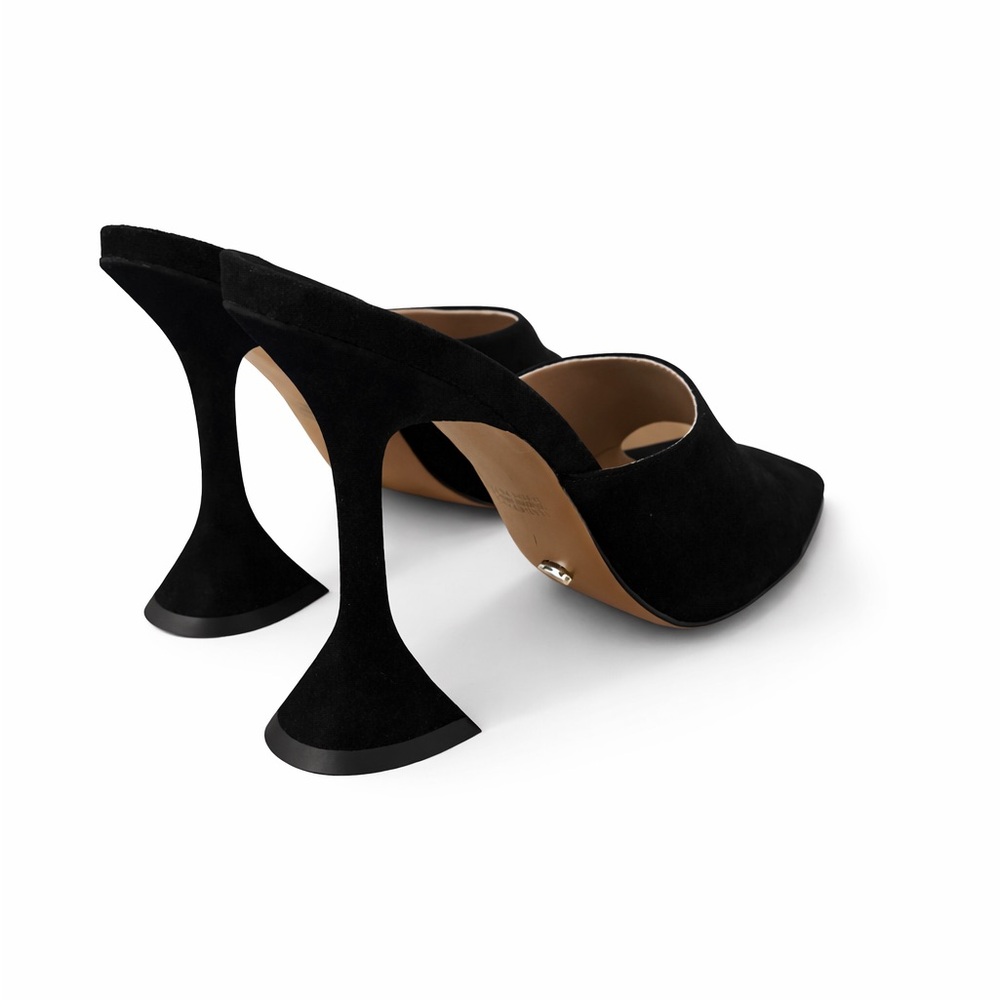 Tony Bianca Scarlett Mule in Black Suede - Picture 4 of 4